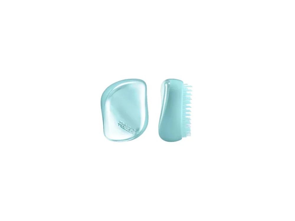 Tangle Teezer Compact Styler Detangling Hairbrush Mint Chrome, Βούρτσα Μαλλιών, 1τμχ