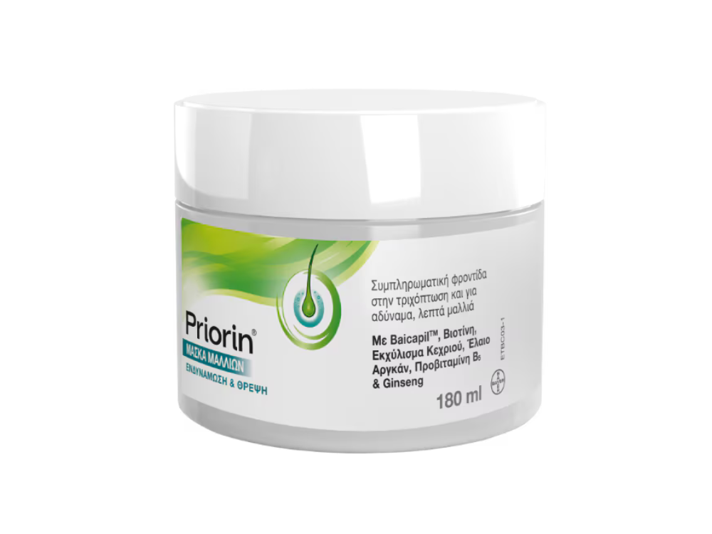 Priorin Hairmask Μάσκα για Ενίσχυση της Ανάπτυξης & της Λάμψης των Μαλλιών, 180ml