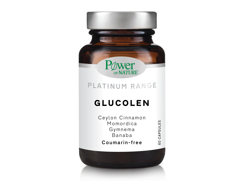 Power Health Platinum Range Glucolen, Φόρμουλα για τη Μείωση & Διατήρηση τoυ Σακχάρου, 60 tabs