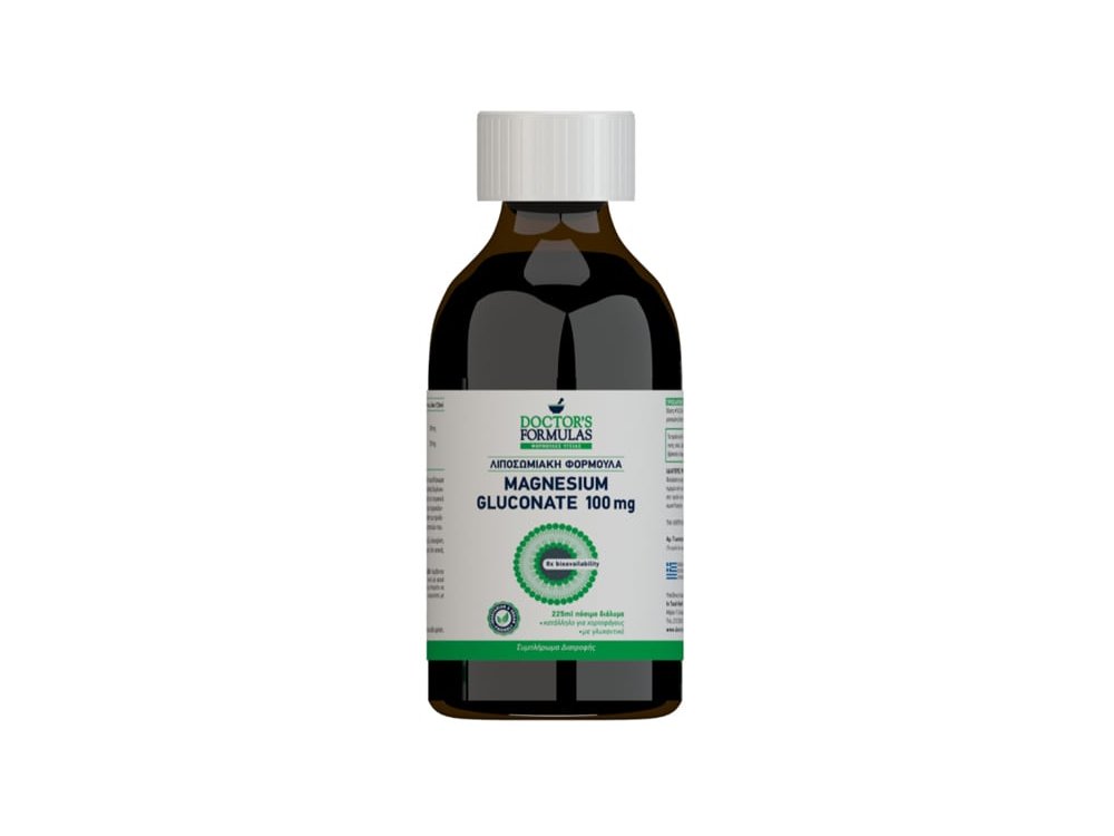 Doctor's Formulas Magnesium Gluconate 100mg Λιποσωμιακή Φόρμουλα με Μαγνήσιο, 225ml