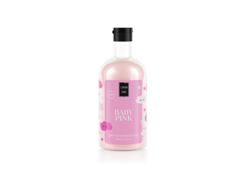 Lavish Care Bath & Shower Gel Baby Pink Aφρόλουτρο, 500ml