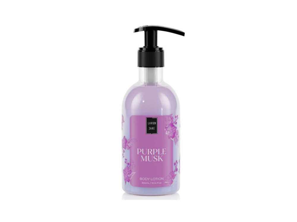 Lavish Care Body Lotion Purple Musk, Ενυδατικό Γαλάκτωμα Σώματος, 300ml