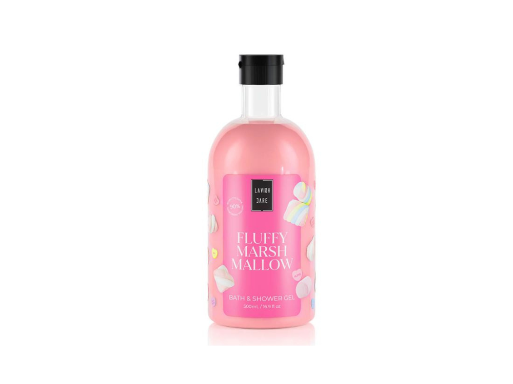 Lavish Care Bath & Shower Gel Fluffy Marshmallow Αφρόλουτρο, 500ml