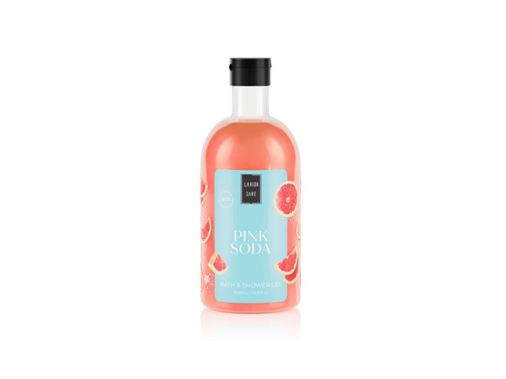 Lavish Care Pink Soda Bath & Shower Gel Aφρόλουτρο, 500ml