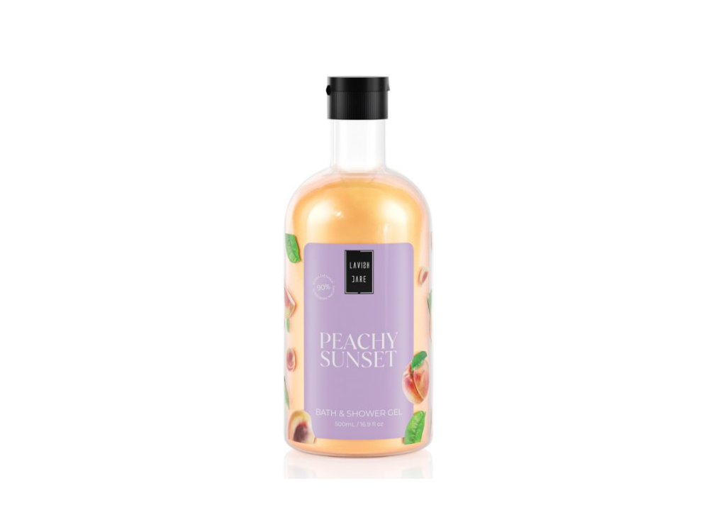 Lavish Care Bath & Shower Gel Peachy Sunset Αφρόλουτρο, 500ml