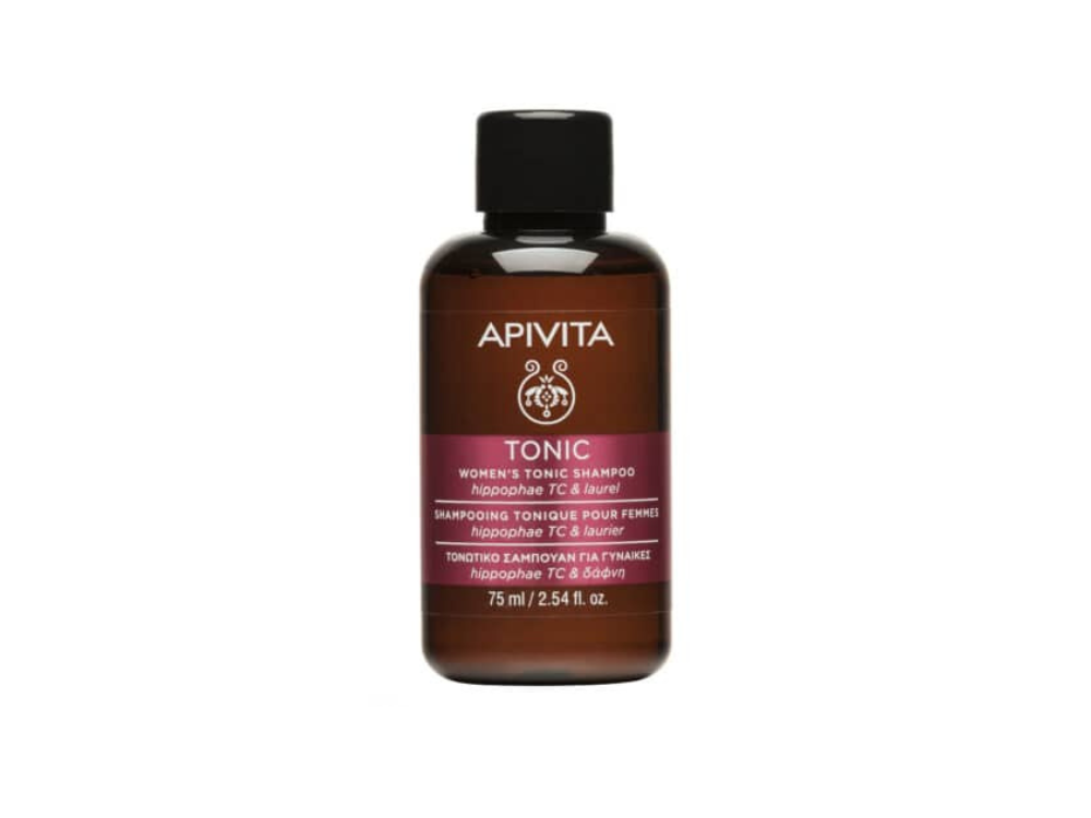 Apivita Mini Women's Tonic Shampoo Τονωτικό Σαμπουάν κατά της Γυναικείας Τριχόπτωσης με Hippophae TC & Δάφνη, 75ml