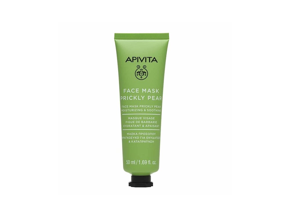 Apivita Face Mask Prickly Pear Μάσκα Προσώπου Φραγκόσυκο για Ενυδάτωση & Καταπράυνση, 50ml