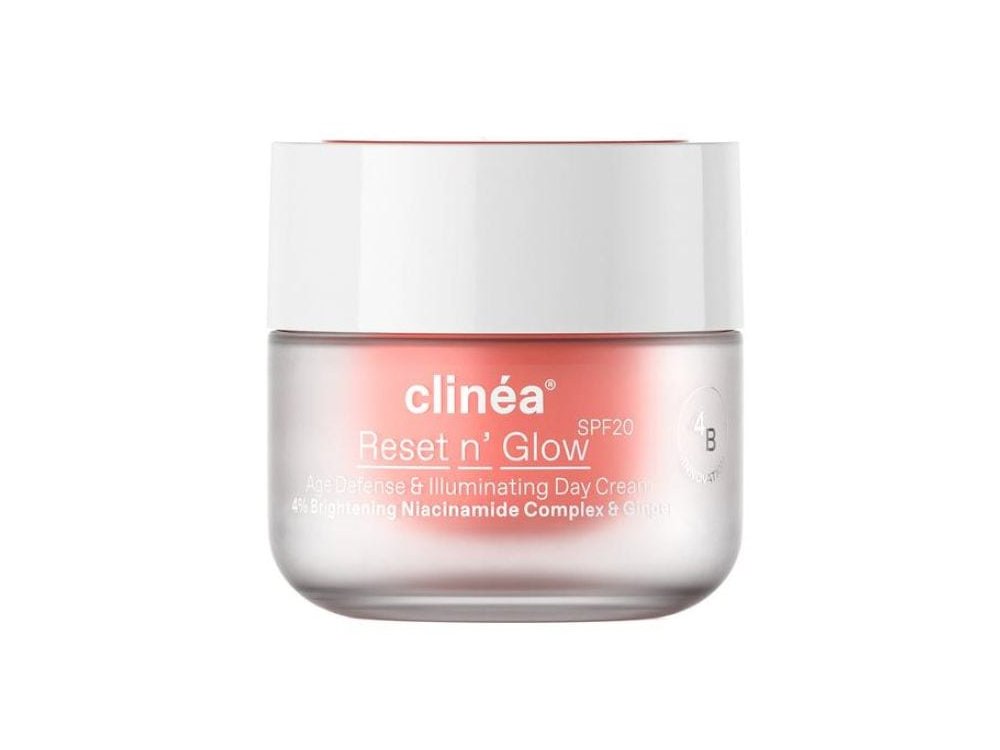 Clinea Reset n' Glow SPF20 Κρέμα Ημέρας Αντιγήρανσης & Λάμψης, 50ml