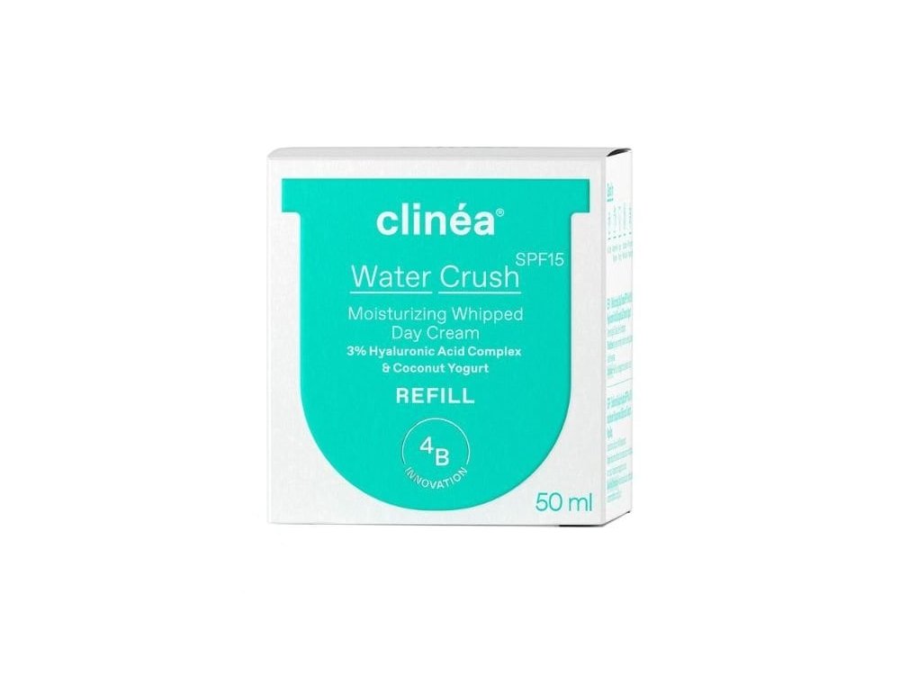 Clinea Water Crush SPF15 Refill Ενυδατική Κρέμα Ημέρας, 50ml