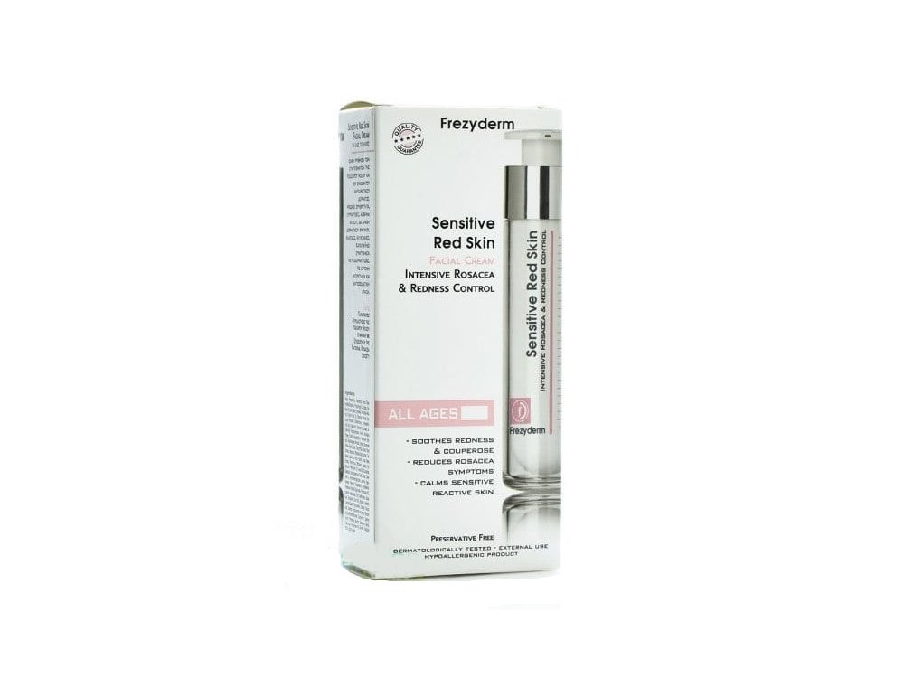 Frezyderm Sensitive Red Skin Facial Cream Κρέμα Προσώπου Αντιμετώπισης Κοκκινίλων, 50ml