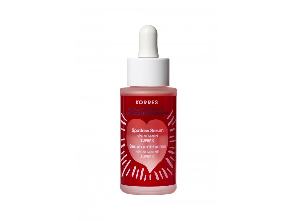 Korres Άγριο Τριαντάφυλλο Serum με Βιταμίνη C για Λάμψη & Πρώτες Ρυτίδες, 30ml