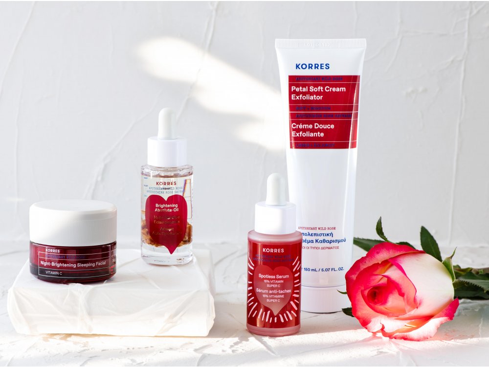 Korres Άγριο Τριαντάφυλλο Serum με Βιταμίνη C για Λάμψη & Πρώτες Ρυτίδες, 30ml