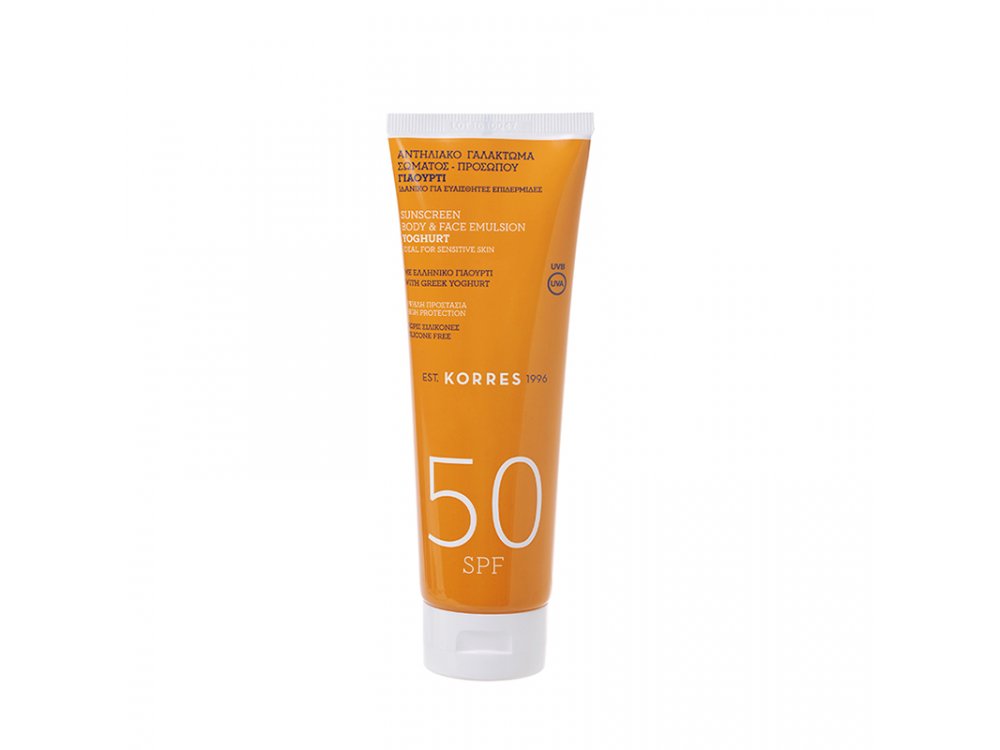 Korres Bonus Pack Αντηλιακό Γαλάκτωμα Σώματος/Προσώπου SPF50, 250ml