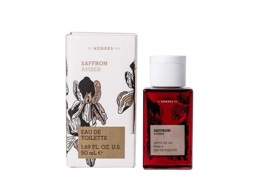 Korres Saffron Amber Eau De Toilette, Γυναικείο Άρωμα, 50ml