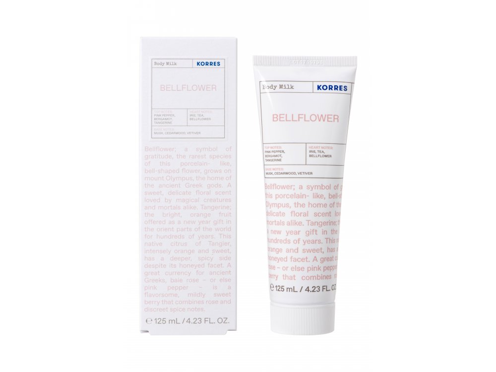 Korres Body Milk Bellflower, Ενυδατικό Γαλάκτωμα Σώματος, 125ml