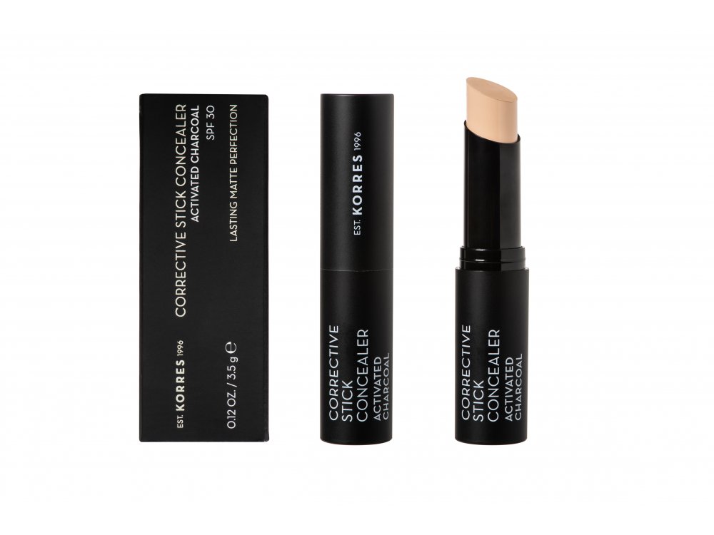 Korres Διορθωτικό Concealer Ενεργού Άνθρακα SPF30 / Acs1, 3.5gr