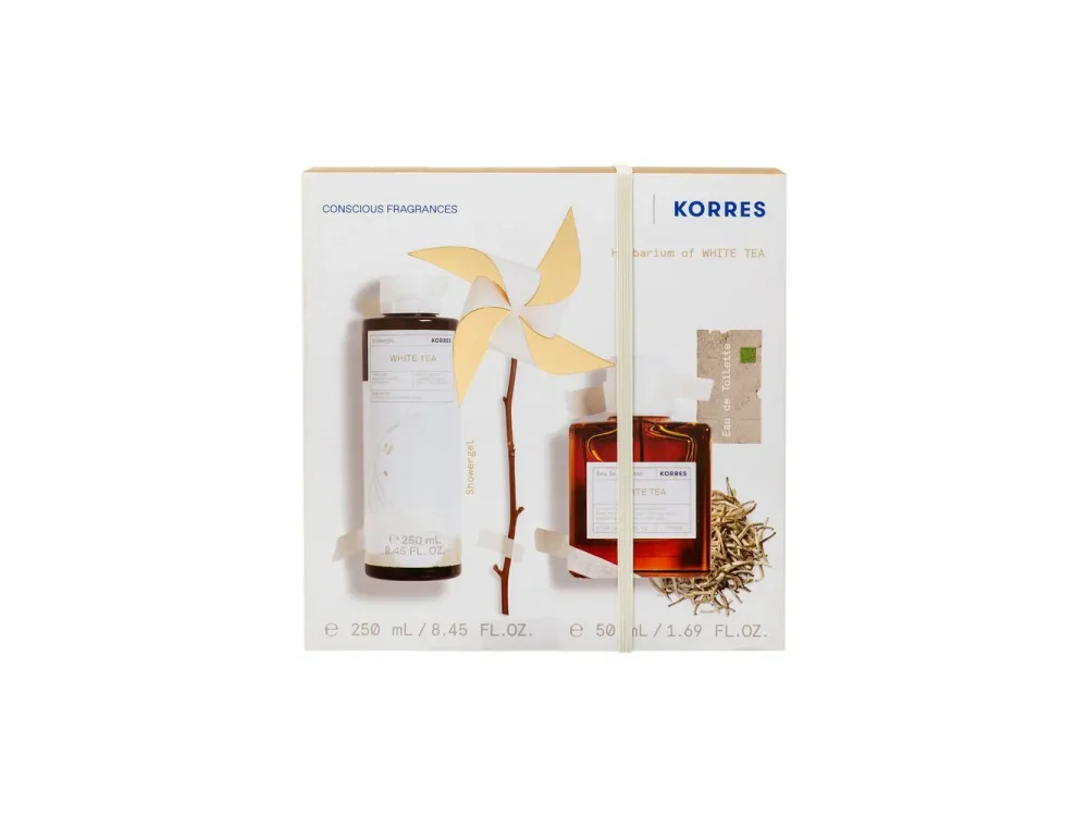 Korres Promo με White Tea Αφρόλουτρο, 250ml & White Tea Eau de Toilette Γυναικείο Άρωμα, 50ml, 1σετ