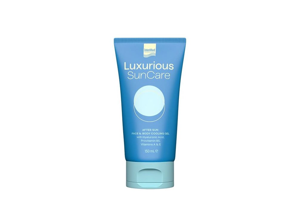 Intermed Luxurious Sun Care After Sun Cooling Gel Face & Body, Καταπραϋντικό και ενυδατικό gel, 150ml