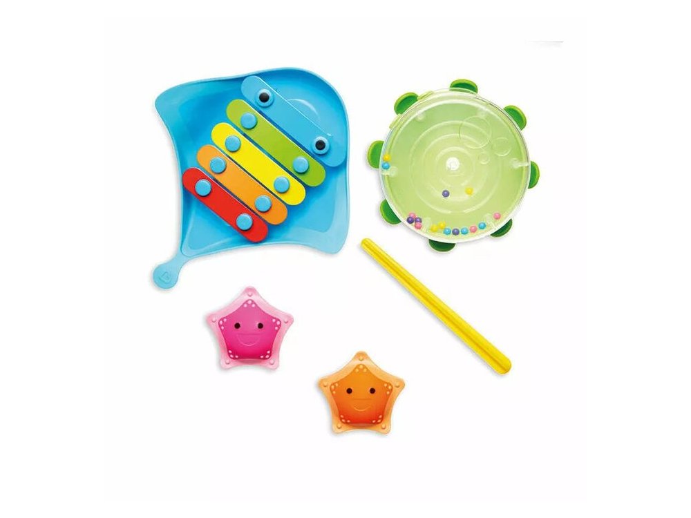 Munchkin Bath Beats Musical Bath Toy Gift Set Μουσικό Παιχνίδι Μπάνιου 12m+, 1 σετ