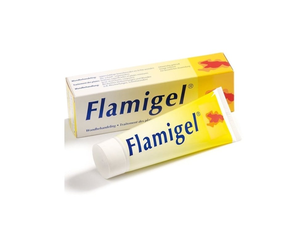 Flamigel Υδροενεργό Επίθεμα σε Μορφή Gel Iδανικό για την Aντιμετώπιση Πληγών & Εγκαυμάτων καθώς Ανακουφίζει τον Πόνο, 100gr