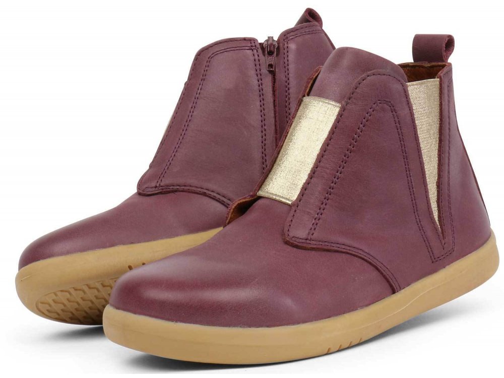 Bobux iWalk, Signet Boot Plum, No.23