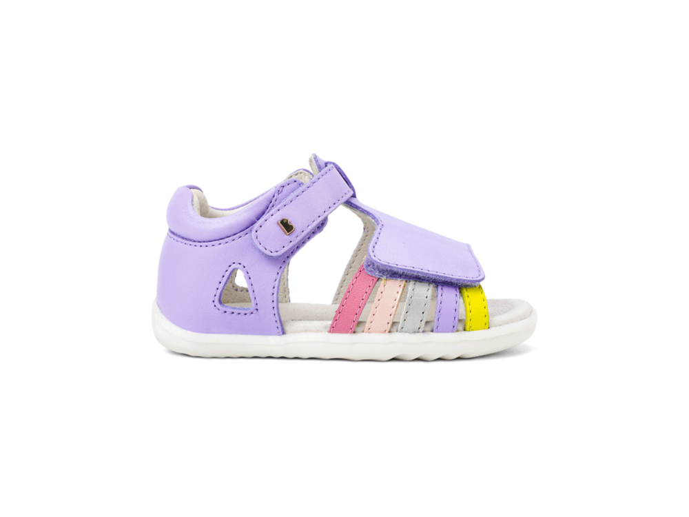 Bobux iWalk, Mirror Sandal Lilac Rainbow, No.22