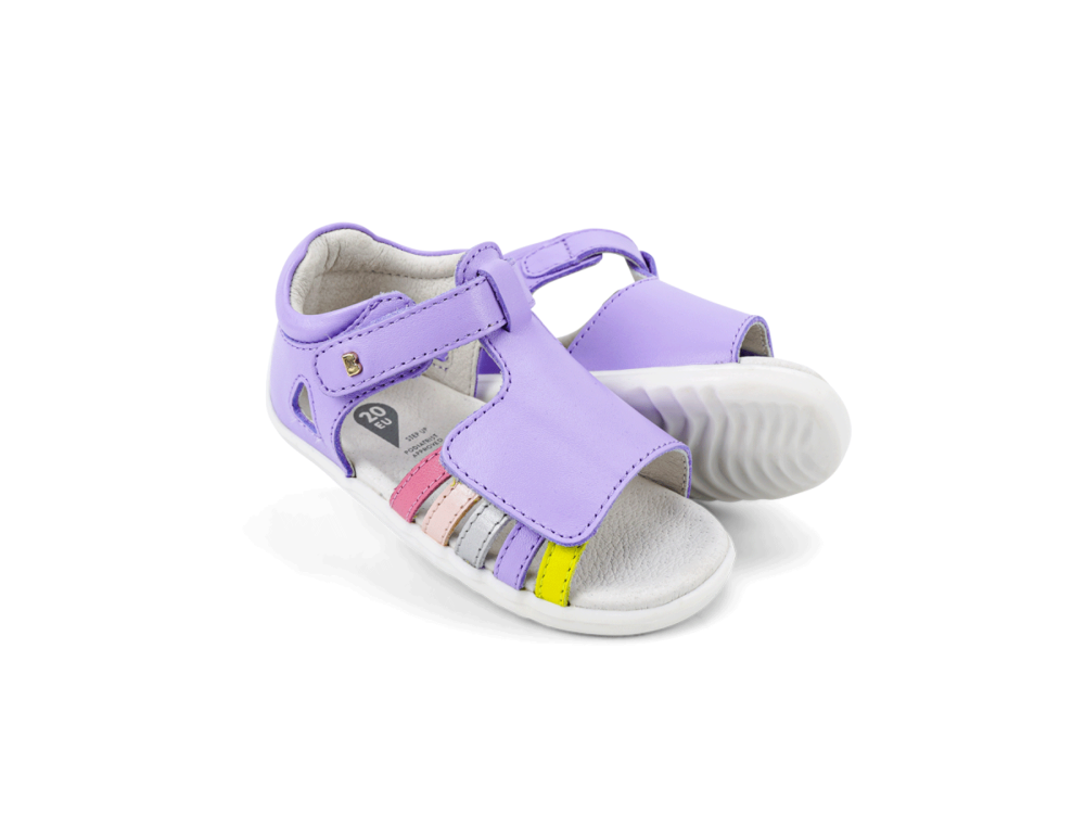 Bobux iWalk, Mirror Sandal Lilac Rainbow, No.22