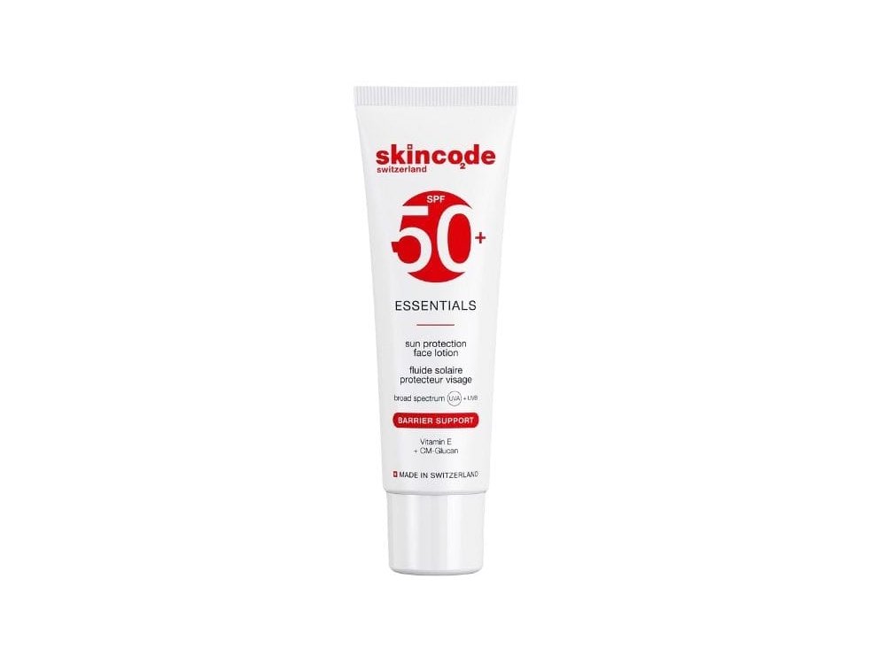 Skincode Sun protection face lotion spf 50 - Απαλό αντηλιακό spf50 για πρόσωπο, 50ml