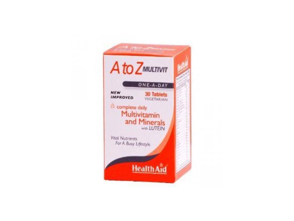 Health Aid AtoZ Active MultiVitamin 30tabs