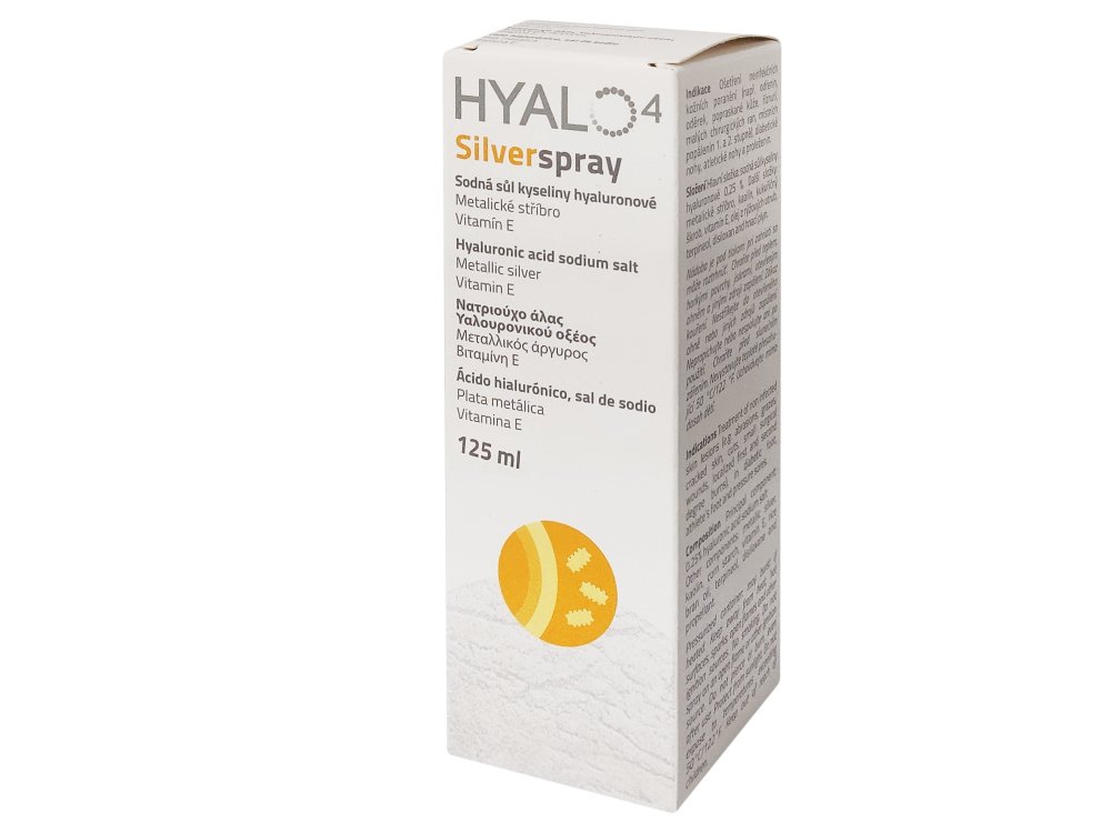 Hyalo4 Silver Spray 125ml Spray Εναιωρήματος που Συμβάλλει στην Επούλωση Πληγών, 125ml