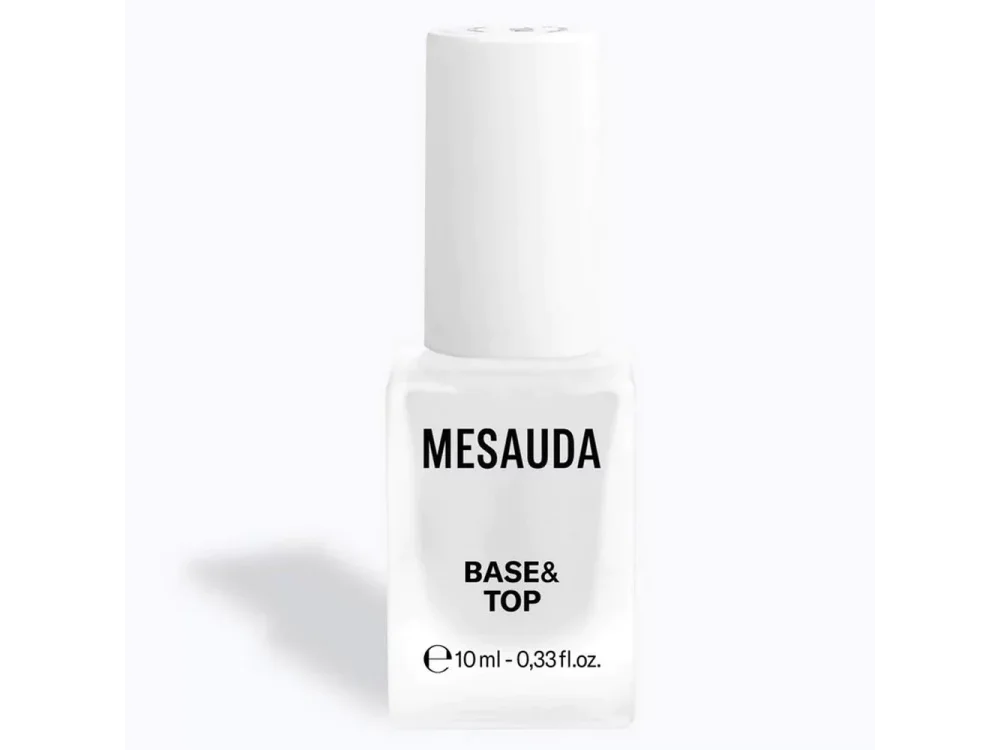 Mesauda Base & Top Coat Βάση & Top για Απλό βερνίκι Νυχιών, 10ml