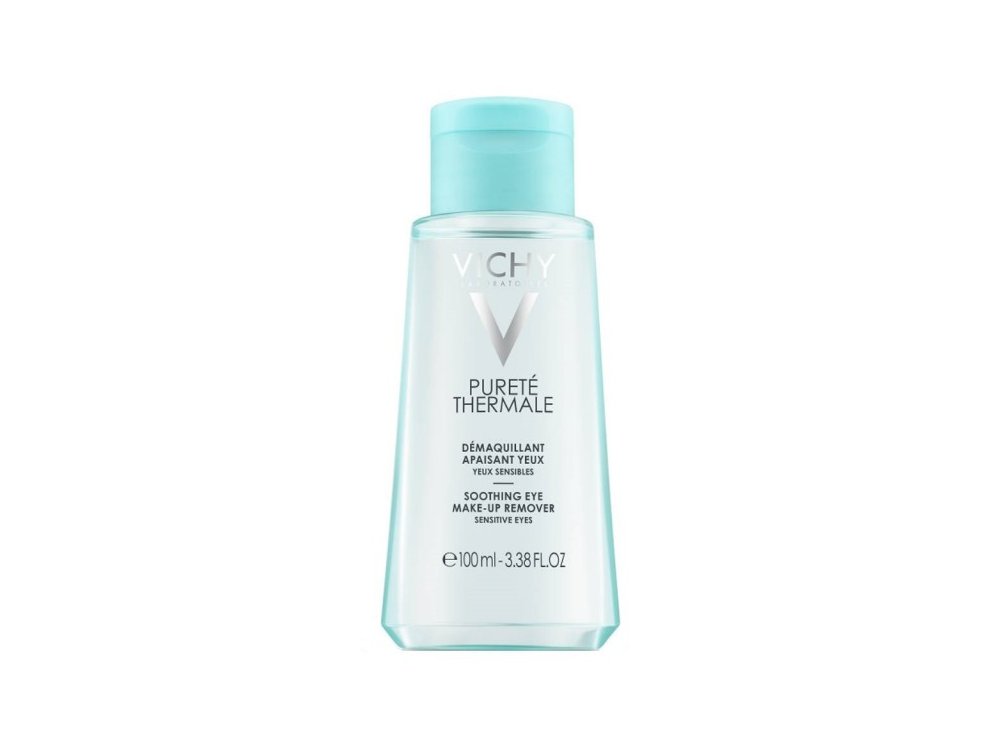 Vichy Purete Thermale Soothing Eye Make-Up Remover Ντεμακιγιάζ Mατιών για Eυαίσθητα Mάτια, 100ml