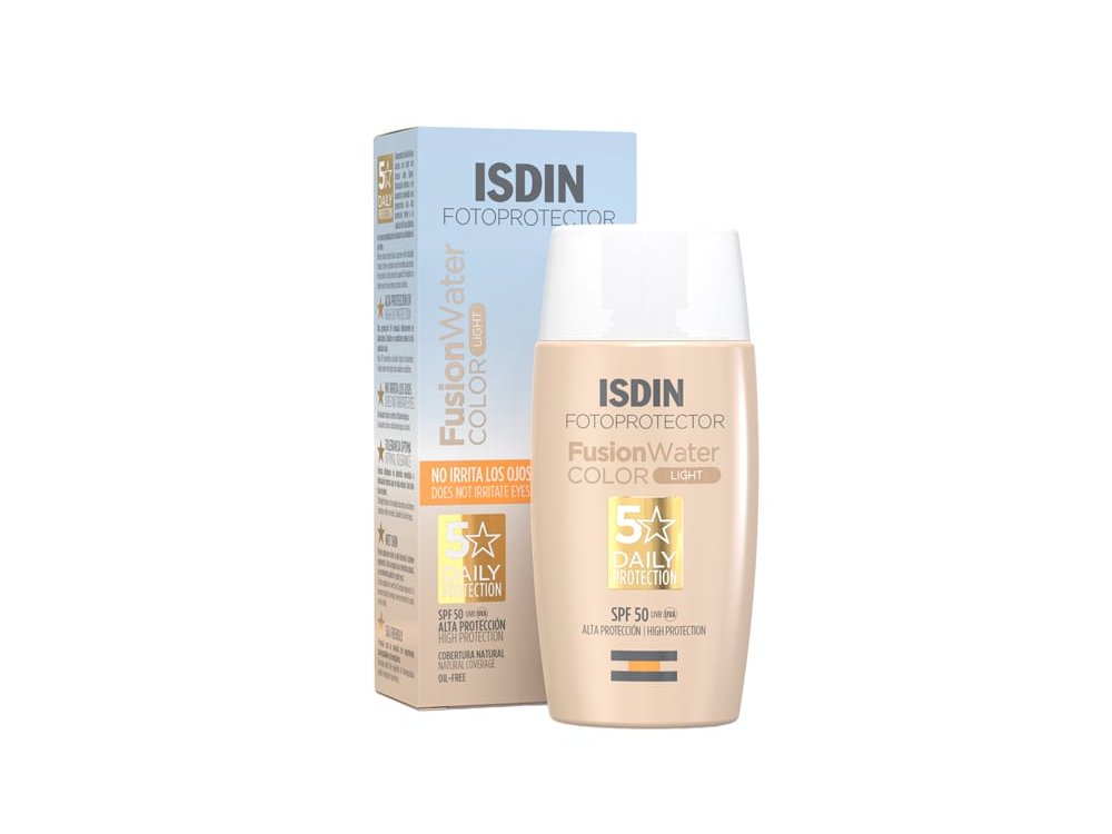 Isdin Fotoprotector Fusion Water Color Light Αντηλιακό Προσώπου με Χρώμα SPF50, 50ml