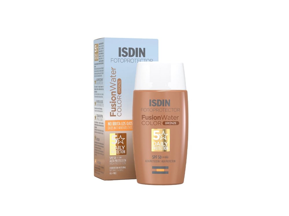 ISDIN Fotoprotector Fusion Water Color Bronze Αντηλιακό Προσώπου με Χρώμα SPF50, 50ml