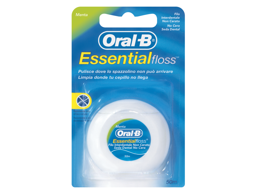 Oral-B Essential Ακέρωτο Οδοντικό Νήμα Μέντα, 50m