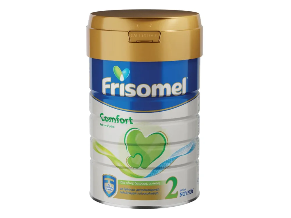 Frisomel Comfort 2 Γάλα για Δυσκοιλιότητα ή Γαστροοισοφαγική Παλινδρόμηση από 6 έως 12 Μηνών με Νέα Σύνθεση, 400gr