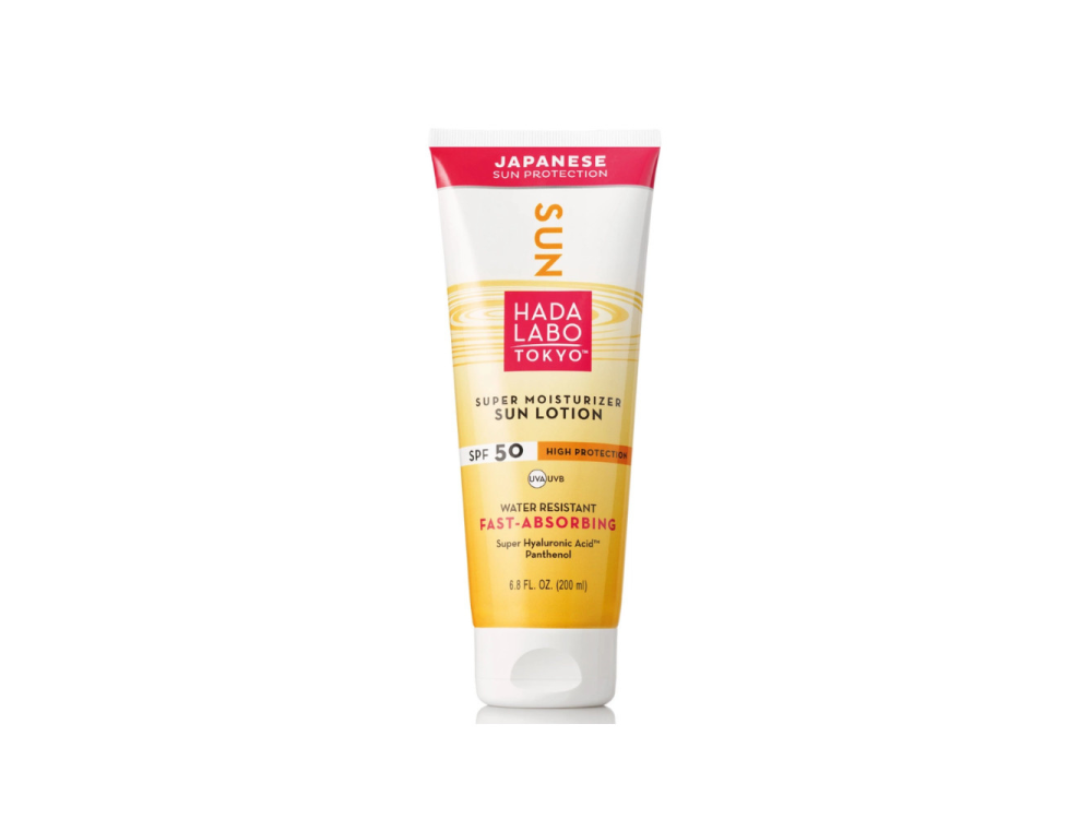 Hada Labo Tokyo Super Moisturizer Sun Lotion SPF50, Λεπτόρρευστο Αντηλιακό Σώματος,  200ml