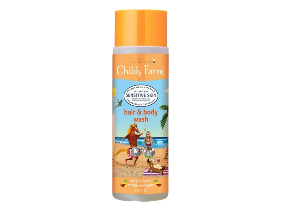 Child Farm Hair & Body Wash Watermelon & Pineapple, Παιδικό Σαμπουάν & Αφρόλουτρο 2 σε 1, 250ml