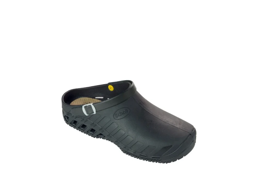 Scholl Professional Clog Evo Black Unisex Ανατομικά Σαμπό, Μαύρο Χρώμα, Νο38