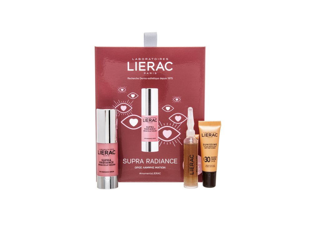 Lierac Set Supra Radiance Eye Radiance Serum 15ml + Cica-Filler serum 10ml + Sunissime fluide SPF30 10ml