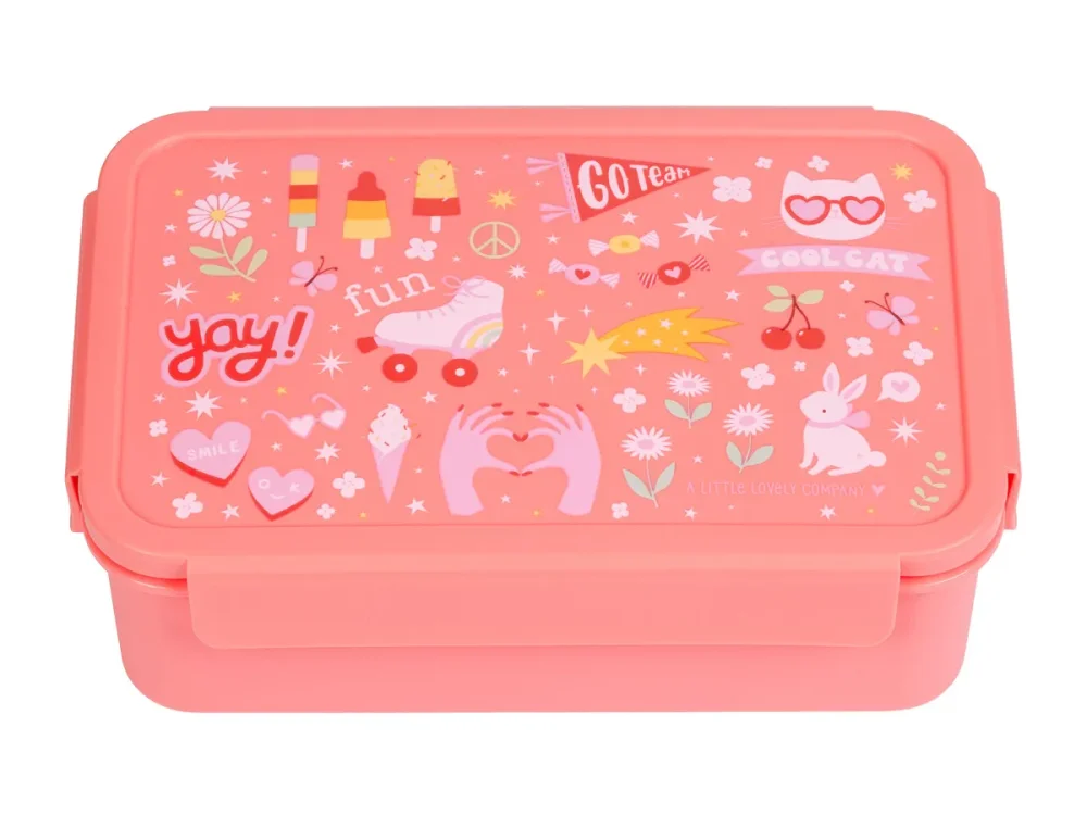 A Little Lovely company, Δοχείο φαγητού Bento Lunch box Fun, 1τμχ