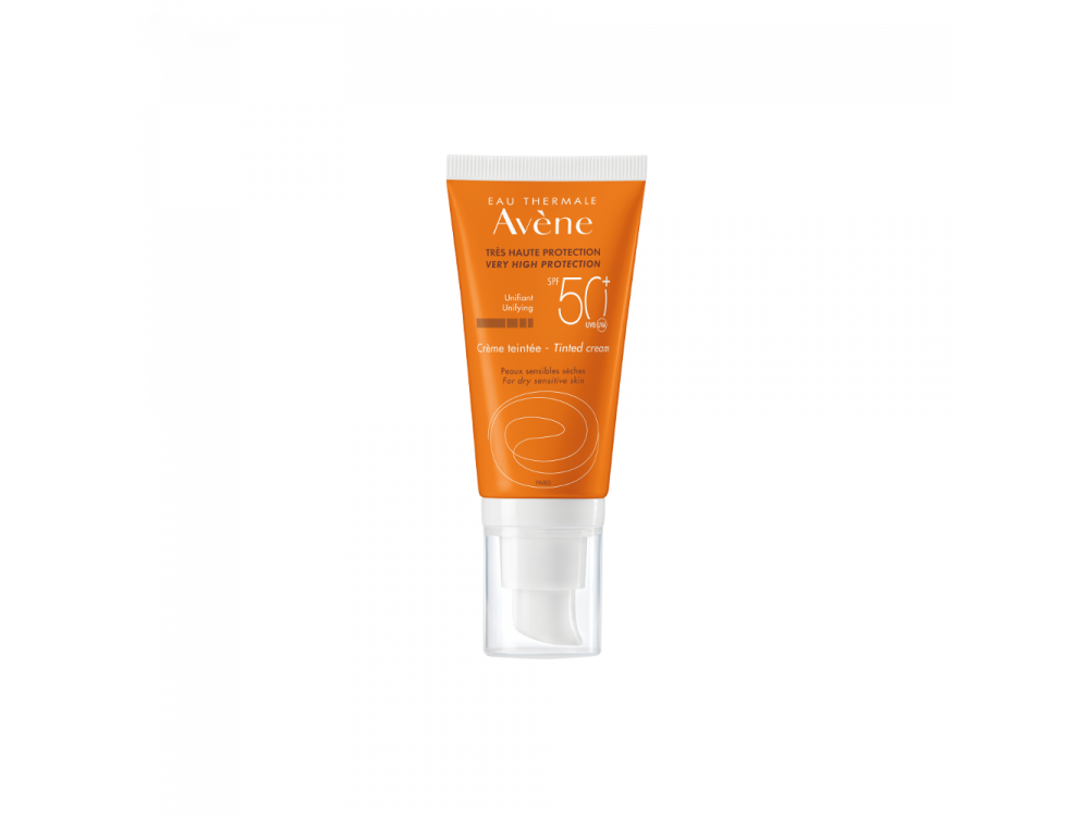 Avene Solaire Creme Teintee SPF50+ Αντηλιακή Κρέμα Προσώπου με Χρώμα, για Ξηρή-Πολύ Ξηρή επιδερμίδα, 50ml