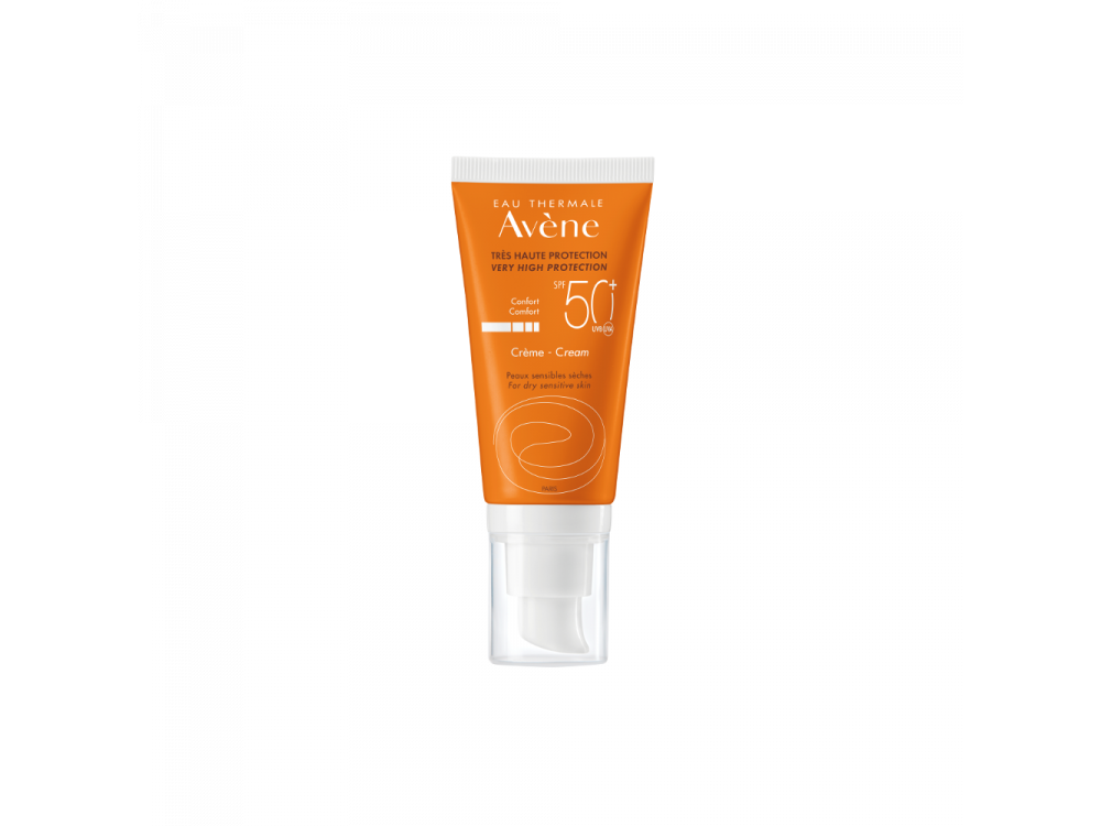 Avene Solaire Creme SPF50+ Αντηλιακή Κρέμα Προσώπου για Ξηρή & πολύ Ξηρή επιδερμίδα, 50ml