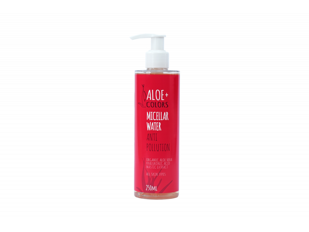 Aloe+Colors Micellar Water Anti Pollution, Καθαριστικό Νερό Ντεμακιγιάζ, 250ml