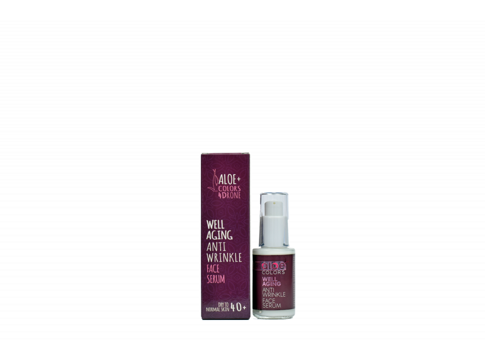 Aloe+Colors Well Aging Antiwrinkle Face Serum, Αντιρυτιδικό Serum Προσώπου, 30ml