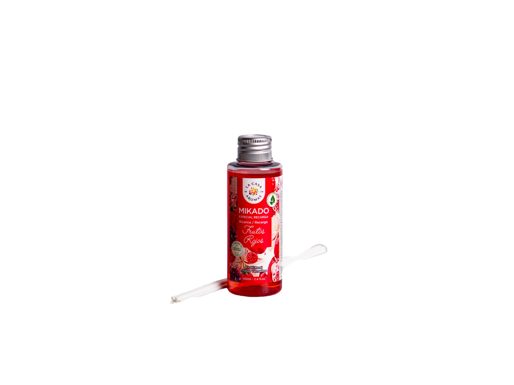 Mikado Diffuser Redfruit, Αρωματικό χώρου με sticks Κόκκινα Φρούτα, 100ml