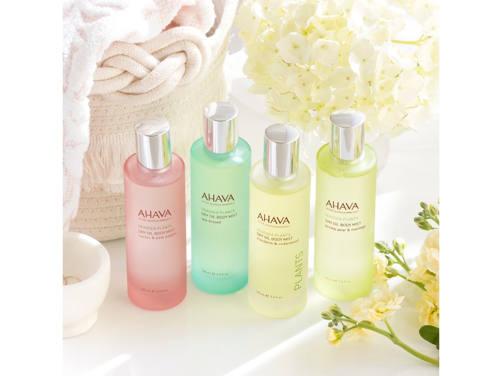 Ahava Dead Sea Plants Dry Oil Body Mist - Sea-Kissed, Ξηρό Λάδι Σώματος με Άρωμα Θαλάσσιας Αύρας, 100ml