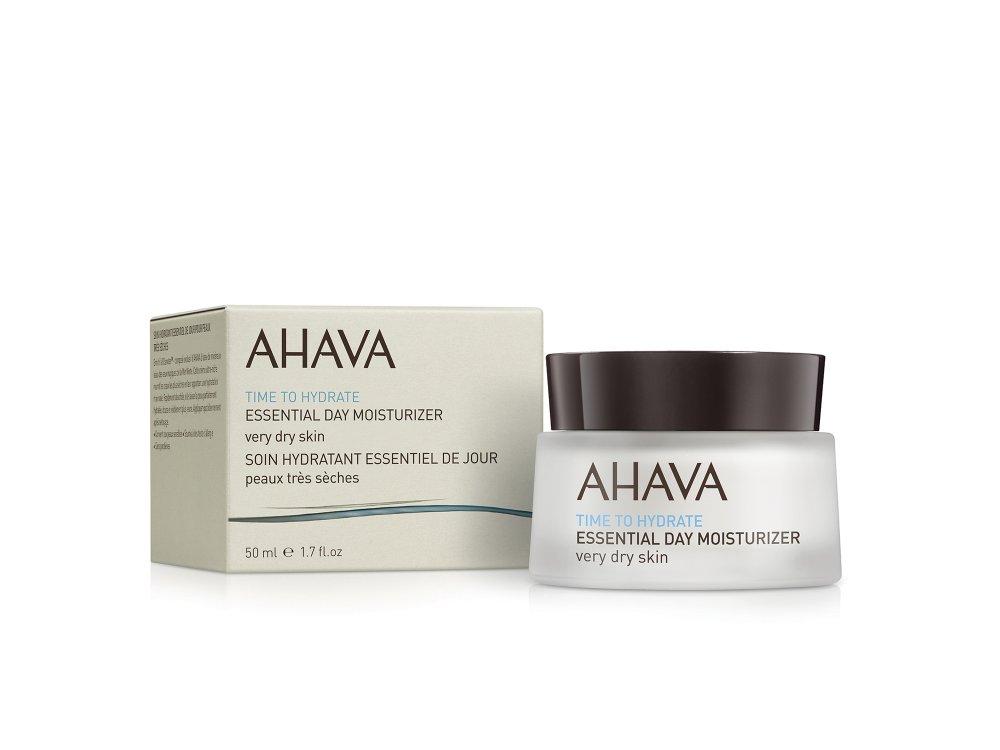 Ahava Time To Hydrate Essential Day Moisturizer - Very Dry Skin, Ενυδατική Κρέμα Ημέρας Για Πολύ Ξηρό Δέρμα, 50ml