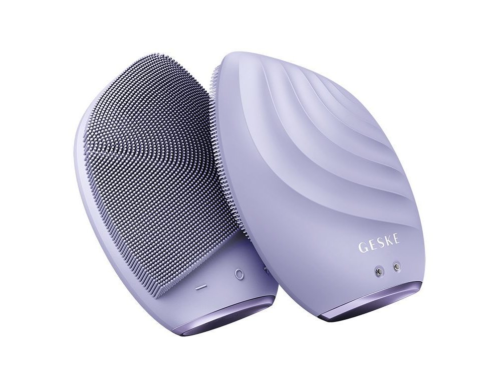 Geske Sonic Facial Brush, Συσκευή Καθαρισμού Προσώπου, Purple, 5 in 1