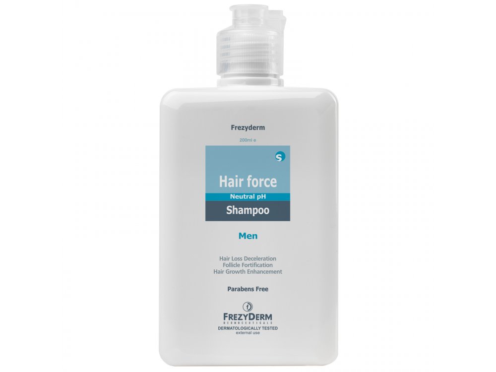 Frezyderm Hair Force Shampoo Men Τριχοτονωτικό Σαμπουάν για την Ανδρική Τριχόπτωση, 200ml